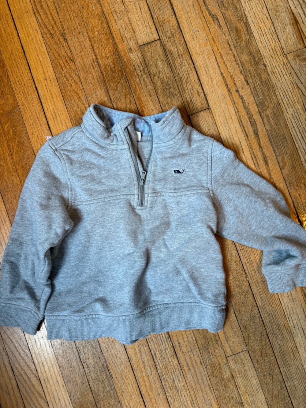 Vineyard Vines Heather Gray Half-Zip Pullover